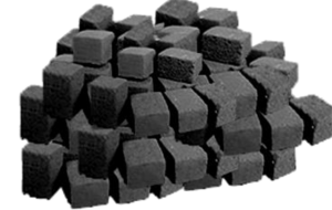 Cube Charcoal Briquette from coconut shell
